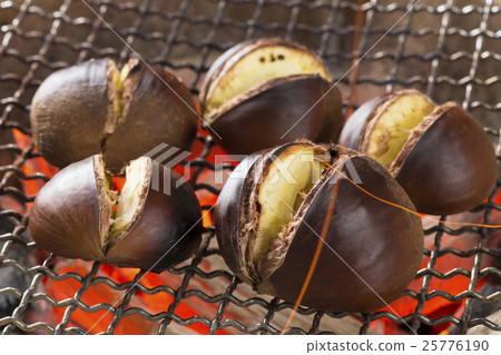 Baked chestnut Baked chestnut 25776190