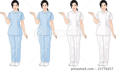 護士服的女人（褲子樣式） 25776857