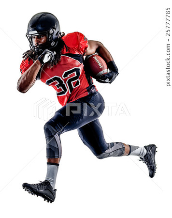 american football player man isolated 25777785