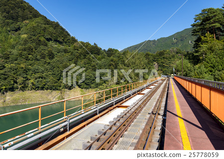 Oigawa Railway Oku Oi Lake Station 25778059