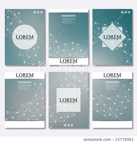 Vector brochure template, flyer, cover magazine in 25778981