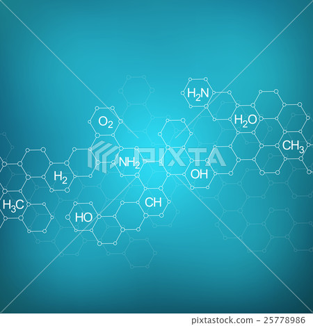 Structure molecule of DNA and neurons. Abstract 25778986