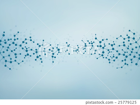 Structure molecule of DNA and neurons. Abstract 25779125