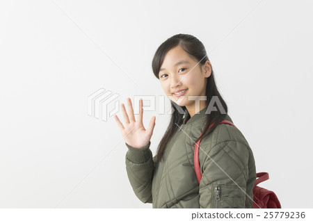 冬天圖像休閒中學生 冬天圖像休閒中學生 25779236
