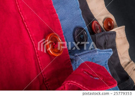 Fragment of four cotton twill pants 25779353