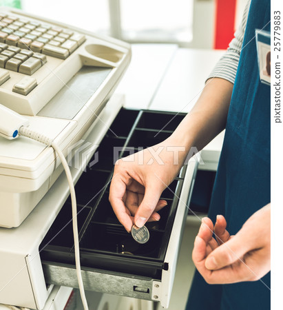 cash register cash register 25779883