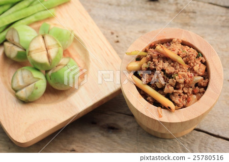 spicy minced pork 25780516