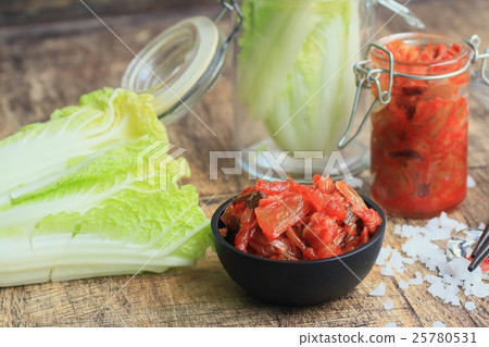kimchi cabbage - korean food kimchi cabbage - korean food 25780531