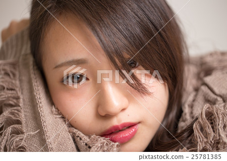 Up of a woman's face Up of a woman's face 25781385