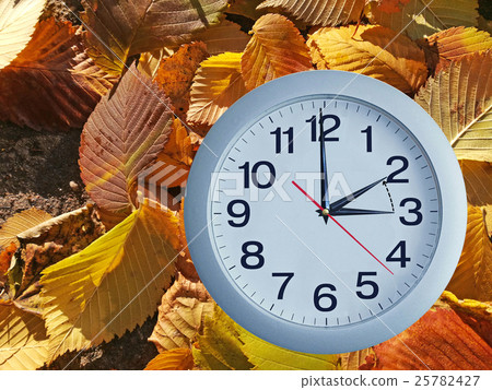 Isolated electronic wall clock. Isolated electronic wall clock. 25782427