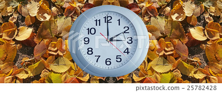 Isolated electronic wall clock. Isolated electronic wall clock. 25782428