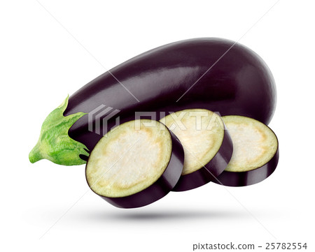 Eggplant isolated on white background 25782554