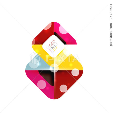 Modern square abstract background 25782683