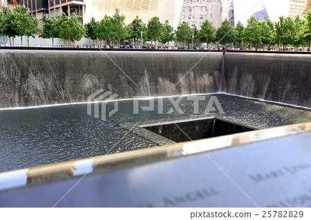 Memorial at Ground Zero, Manhattan, New York, USA Memorial at Ground Zero, Manhattan, New York, USA 25782829