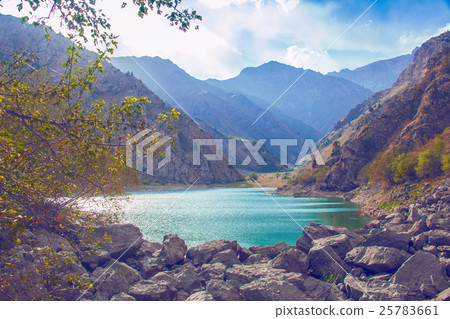 Lake in mountains 25783661