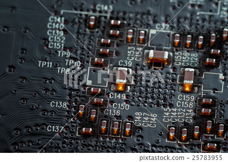 Computer motherboard abstract background 25783955