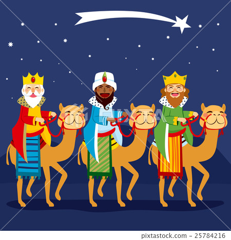 Three Kings Riding Camel Three Kings Riding Camel 25784216