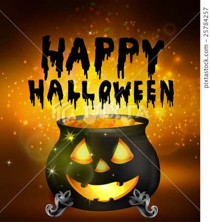 Halloween witches cauldron Halloween witches cauldron 25784257