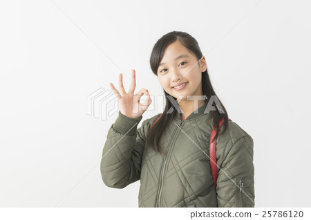 冬天圖像中學生給好 冬天圖像中學生給好 25786120