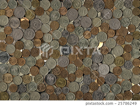 background of miscellaneous Russian coins background of miscellaneous Russian coins 25786249