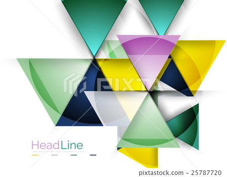 Triangle abstract background 25787720