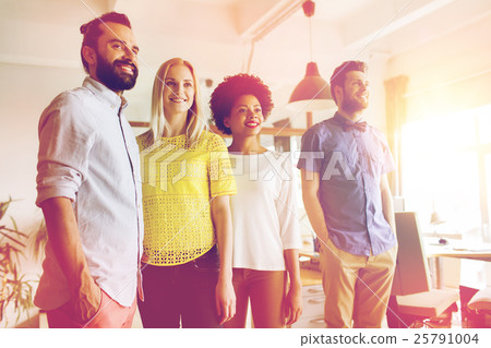 happy creative team in office happy creative team in office 25791004