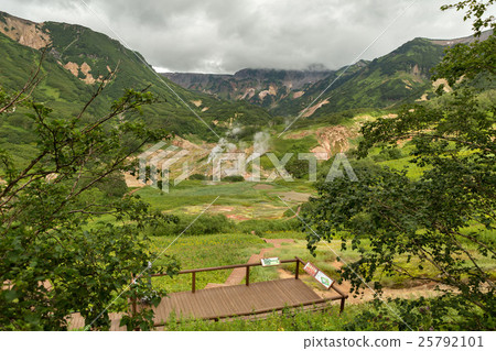 Famous Valley of Geysers. Famous Valley of Geysers. 25792101