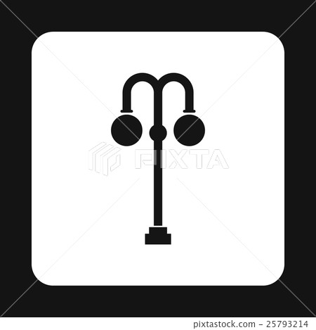Light pole icon, simple style Light pole icon, simple style 25793214