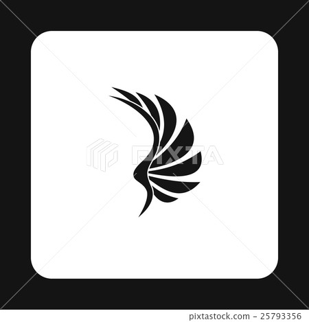 Birds wing icon, simple style - Stock Illustration [25793356] - PIXTA
