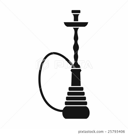 Hookah icon, simple style 25793406
