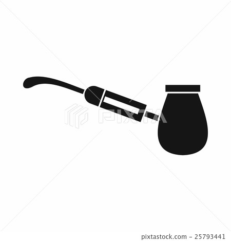 Electronic cigarette with nozzle icon 25793441