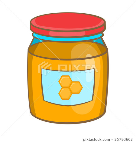 Jar of honey icon, cartoon style Jar of honey icon, cartoon style 25793602