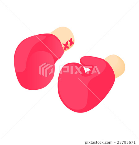 Boxing gloves icon, cartoon style Boxing gloves icon, cartoon style 25793671