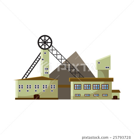 Production plant icon, cartoon style Production plant icon, cartoon style 25793728