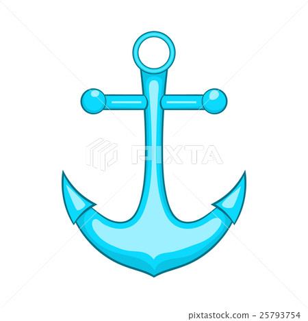 Anchor icon in cartoon style Anchor icon in cartoon style 25793754