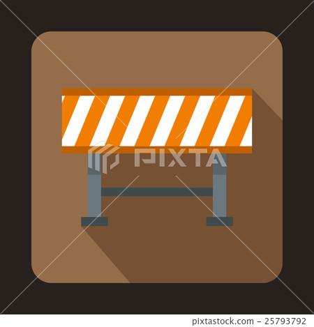 Barrier icon, flat style Barrier icon, flat style 25793792