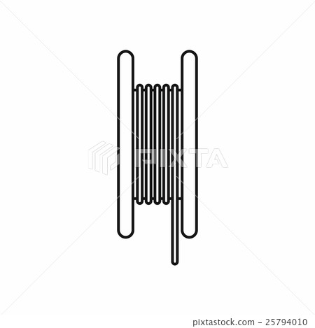 Electric cable icon, outline style 25794010