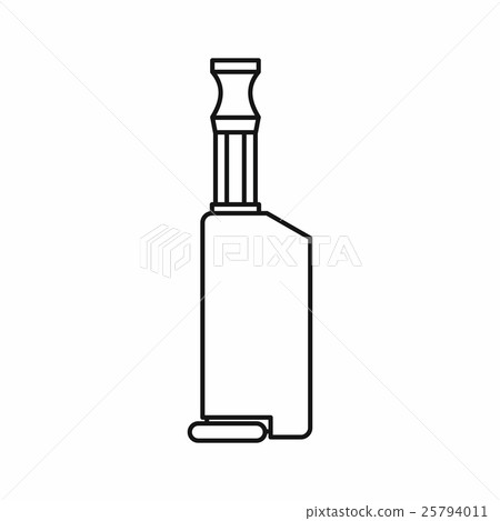 Battery mod e-cigarette icon, outline style 25794011