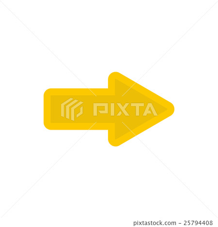 Cursor to right icon, flat style - Stock Illustration [25794408] - PIXTA