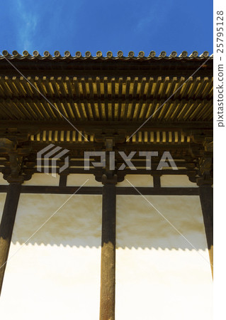 Roof and wall of temple Roof and wall of temple 25795128