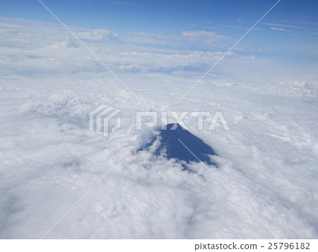 富士山從飛機上取下 富士山從飛機上取下 25796182