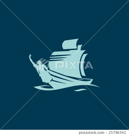 Ship with rostrum sign Ship with rostrum sign 25796341