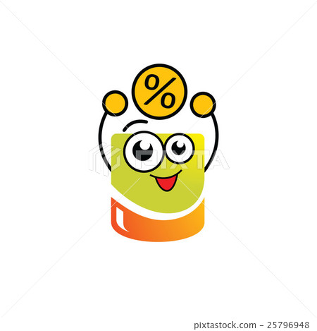 Discount character sign Discount character sign 25796948