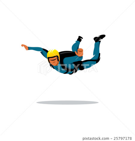 funny skydiving clipart