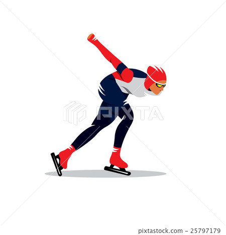 Short track vector sign 25797179