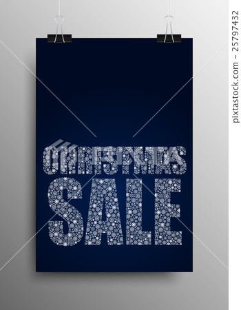 Vertical Poster Christmas Sale. Shopping Day. Vertical Poster Christmas Sale. Shopping Day. 25797432