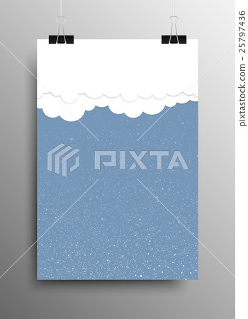 Vertical Poster. Clouds. Snow. Christmas New Year. Vertical Poster. Clouds. Snow. Christmas New Year. 25797436