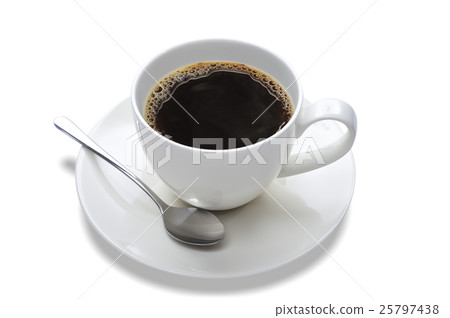 Cup of coffee isolated on white background Cup of coffee isolated on white background 25797438