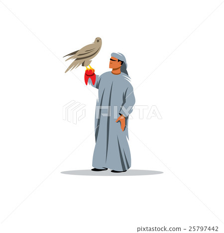 Falconry vector sign Falconry vector sign 25797442