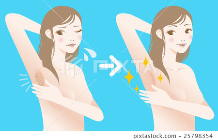 Women's depilation before after 25798354